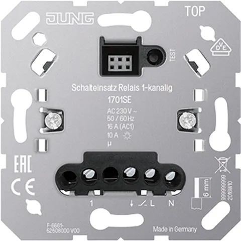 Jung Elektronische Schakelaar (Compleet) - 1701SE - E2WCF – afbeelding 2