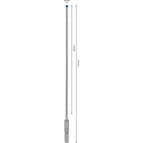 Foret SDS plus-7X 5,5x250x315mm – afbeelding 2