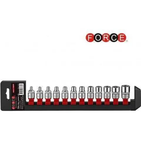 Doppenset Force 1/2 Torx Inw. 10-DLG – afbeelding 2