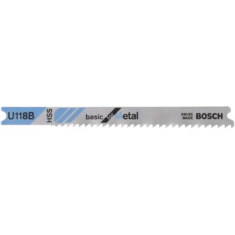 Bosch - Decoupeerzaagblad U 118 B Basic for Metal - 3 stuks – afbeelding 2