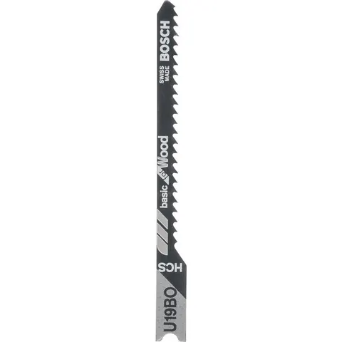 Bosch - Decoupeerzaagblad HCS, U 19 BO Basic for Wood – afbeelding 2