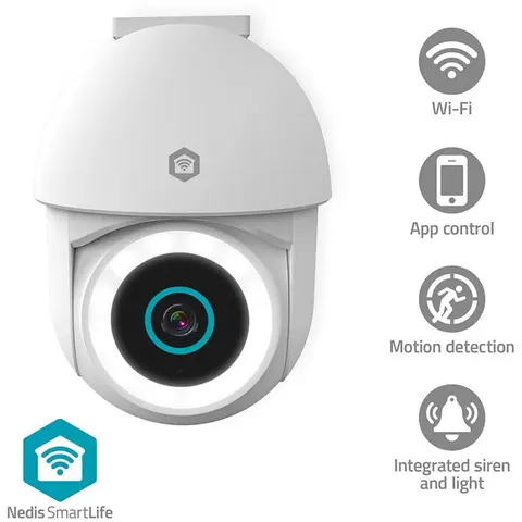 Caméra de surveillance Wifi motorisée NEDIS – image 2