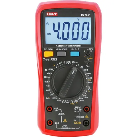 UNI-T UT105+ - Multimeter - 1000V - 348g - Solide Constructie – afbeelding 2