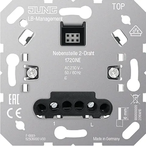 Jung Elektronische Schakelaar (Compleet) - 1720NE - E2WCK – afbeelding 2
