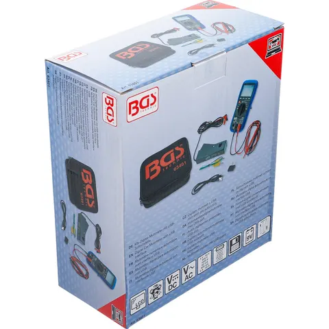 BGS Multimètre numérique automobile avec interface USB ; BGS technic (63401) – image 2
