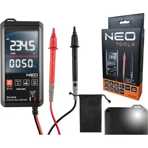 Neo-Tools Digitale Multimeter met Touchscreen (PRO) – afbeelding 2
