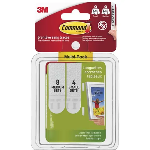 Command Beeldmontagestrips, maat S/M, 12 strips – afbeelding 2