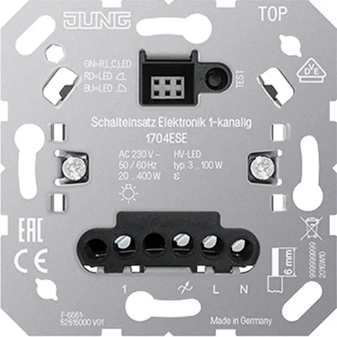 Jung Elektronische Schakelaar (Compleet) - 1704ESE - E2WCG – afbeelding 2