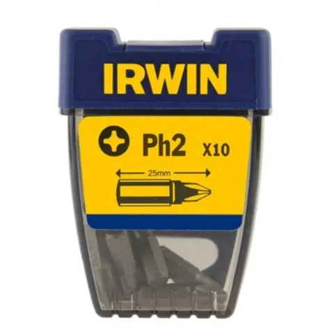 Irwin Phillips Schroefbit Ph2 - 1/4”/25 mm - 10 st - 10504331 – afbeelding 2