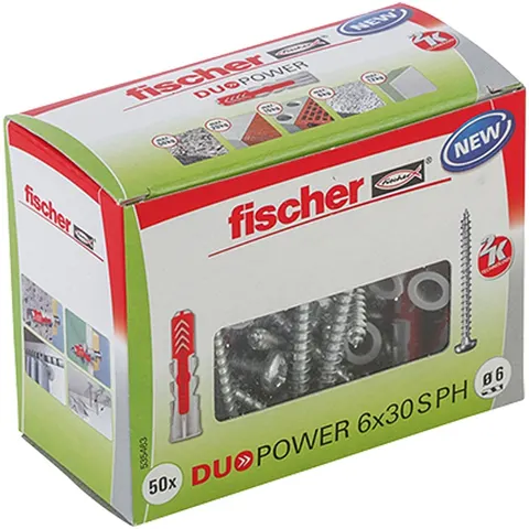 fischer DuoPower 6x30 met bolkopschroef – afbeelding 2