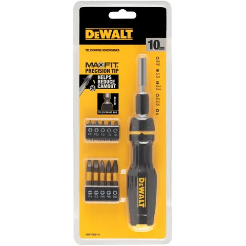 DEWALT Bitschroevendraaier Universeel 10-delig – afbeelding 2