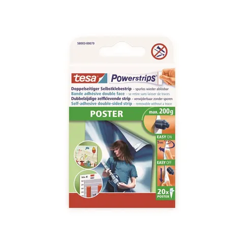 TESA POWERSTRIPS POSTER 20 stuks – afbeelding 2