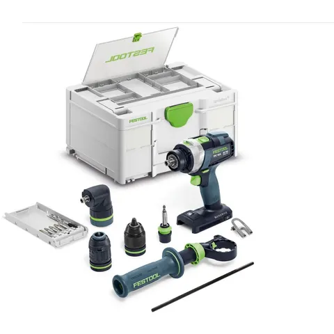 Festool Perceuse-visseuse à percussion sans fil QUADRIVE TPC 18/4 Basic-Set XL (578832) – image 2