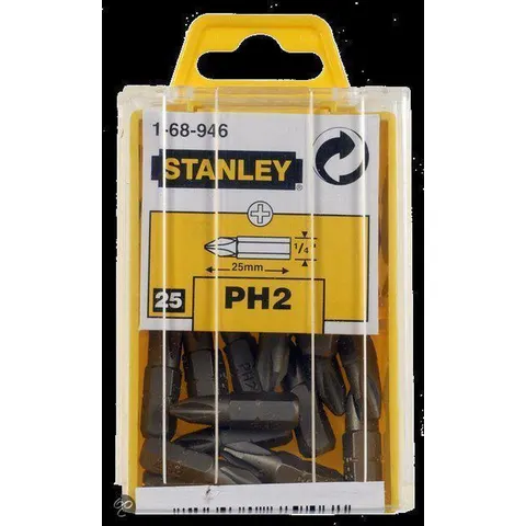 Stanley 1/4" Bits Phillips Nr2 – 168946 – afbeelding 2
