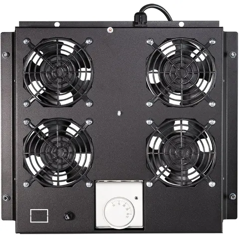 Logilink dakunitventilator, 4 ventilatoren, lichtgrijs (RAL7035) – afbeelding 2