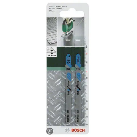Bosch - Decoupeerzaagblad HSS, T 118 G Basic for Metal – afbeelding 2