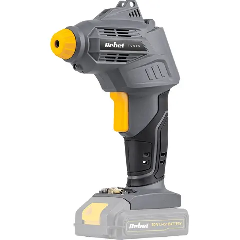 Rebel Tools - Accu Compressor - 20V - LCD Display - 7 Bar – afbeelding 2
