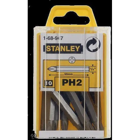 Stanley 1/4" Bits Phillips Nr2 – 168947 – afbeelding 2