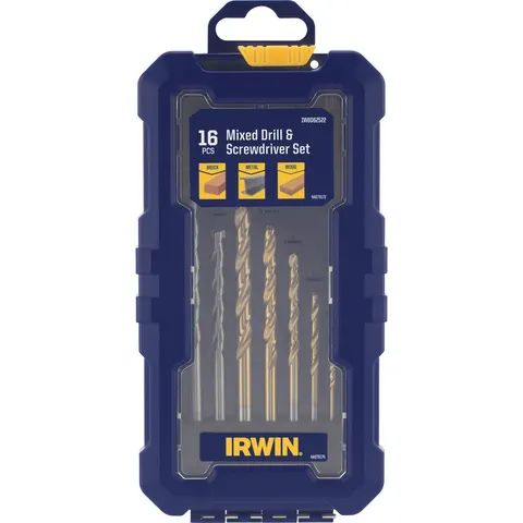 Irwin boren- en bitset 16-delig – afbeelding 2