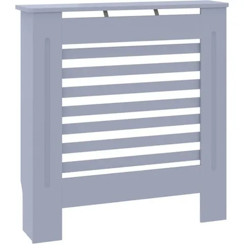 vidaXL Cache-radiateur MDF Gris 78 cm – 155103 – image 3