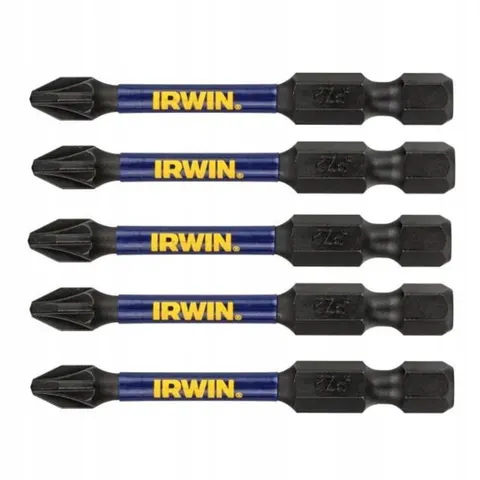 IRWIN Impact Pro Bit PZ2 57mm - Set van 5 Stuks – afbeelding 2