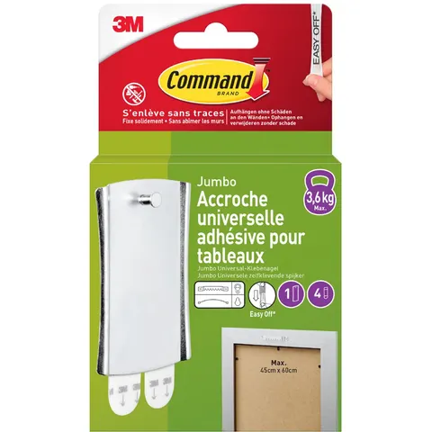 3M Command universele plakspijker XL zilver – afbeelding 2