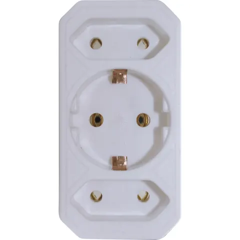 SCANPART 177605002 Wit netstekker adapter – afbeelding 2