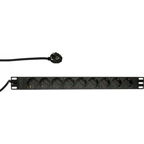 BASIC 9 voudige stekkerdoos voor 19 inch serverkasten - Server kast – afbeelding 2