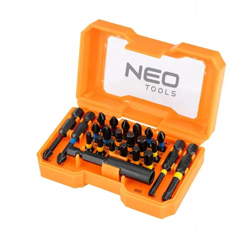 NEO TOOLS Bitset 23-delig - Impactbits & verlenger – afbeelding 2