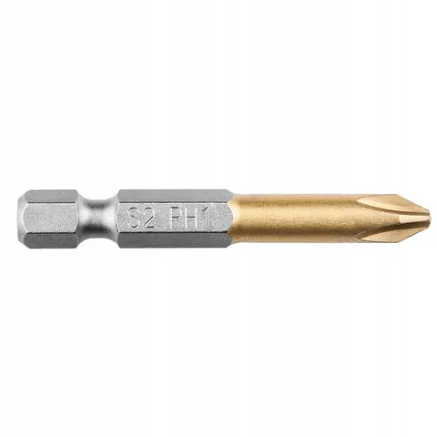 NEO TOOLS PH1 Schroefbit 50mm HEX 1/4" S2 TiN – afbeelding 2