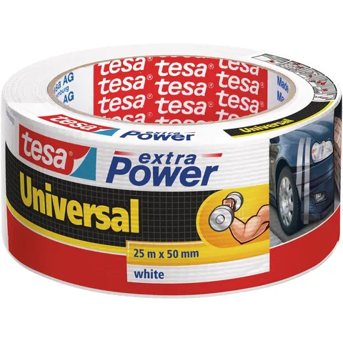 Duct tape tesa® extra Power Universal 25mx50mm wit – afbeelding 2
