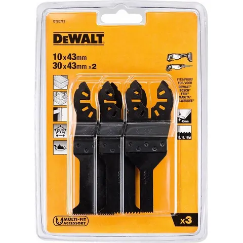 DeWALT 10x43 Multitoolset 30x43 mm - DT20713 – afbeelding 2