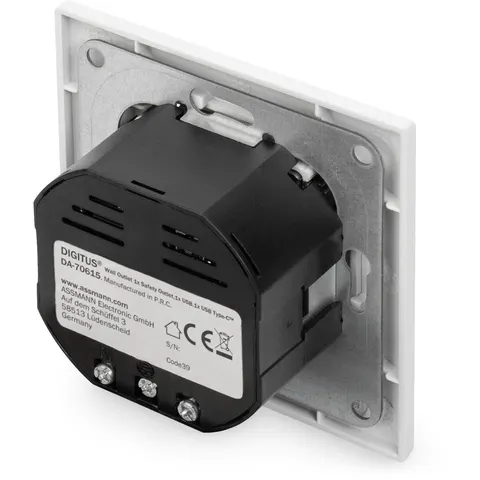 Digitus DA-70615 wandcontactdoos Wit – afbeelding 2