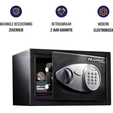 Master Lock Combinatiekluis digitaal X055ML medium – afbeelding 2
