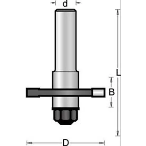 HiKOKI 8 MM SCHIJFFREES 40X3X58 – afbeelding 2