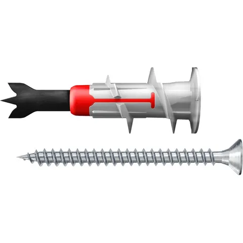 fischer Gipsplaatplug DuoBlade S met schroef – afbeelding 2