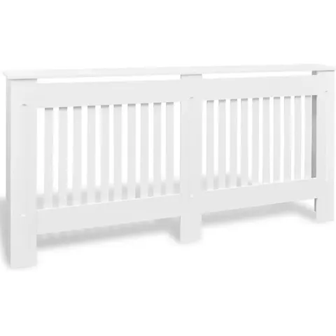 vidaXL Radiatorombouw wit MDF 172 cm – afbeelding 2