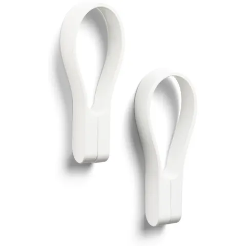 Zone Loop handdoekhouder set van 2 wit – afbeelding 2