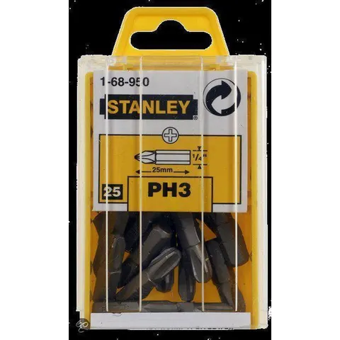 Stanley 1/4" Bits Phillips Nr3 – afbeelding 2