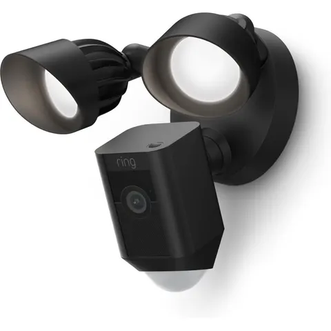 Ring Floodlight Camera Plus - Vaste aansluiting - Zwart – afbeelding 2