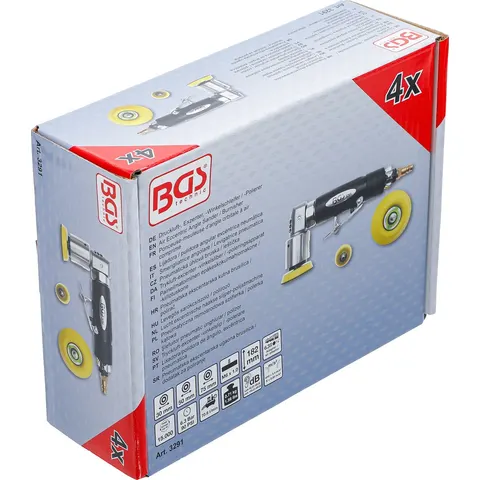 Ponceuse-meuleuse d'angle orbitale à air comprimé BGS ; BGS technic (3291) – image 2