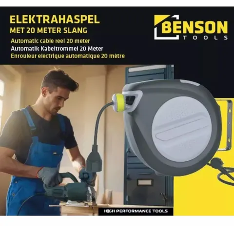 Benson Luchtslanghaspel 25 meter – afbeelding 2