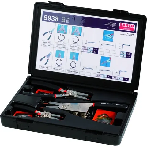 Bahco 9938 Precisie-borgveertang set – afbeelding 2