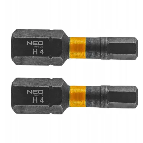 NEO TOOLS Slagbits HEX4 x 25 mm - 2 stuks – afbeelding 2