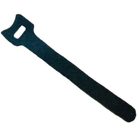 Velcro strap black 16 x 400 – afbeelding 2