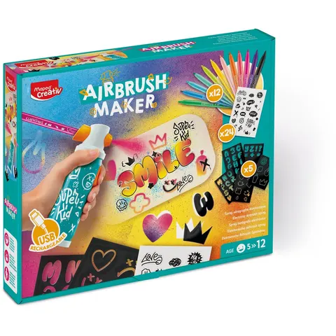 Airbrush maker maped creativ set 27 delen – afbeelding 2
