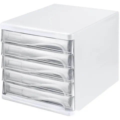 helit ladebox, 5 schuifladen, A4, polypropeen – H6129402 – afbeelding 2