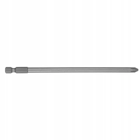 Schroefbit PH2 1/4" HEX 150mm S2 Staal – afbeelding 2