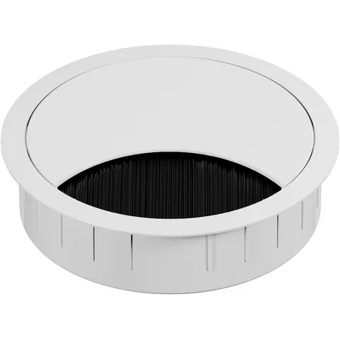 BACHMANN LOOP ROUND Kabeldoorvoer, wit – afbeelding 2