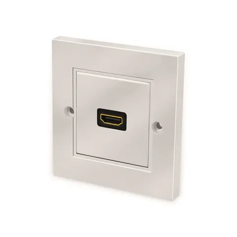 LogiLink HDMI opbouwdoos met koppeling wit – afbeelding 2
